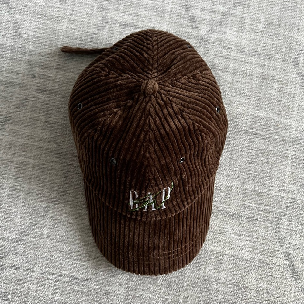 GAP X Sean Wotherspoon Brown Corduroy Casual Skater Adjustable OSFM Dad Hat NEW - Picture 3 of 6